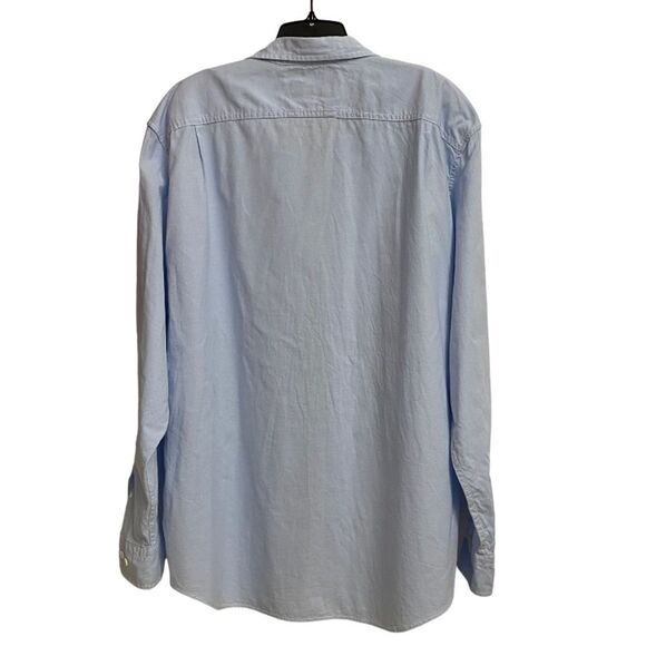 Nautica's Men's Light Blue Button Down Shirt Size XL Long Sleeve Cotton Soft - Picture 8 of 11
